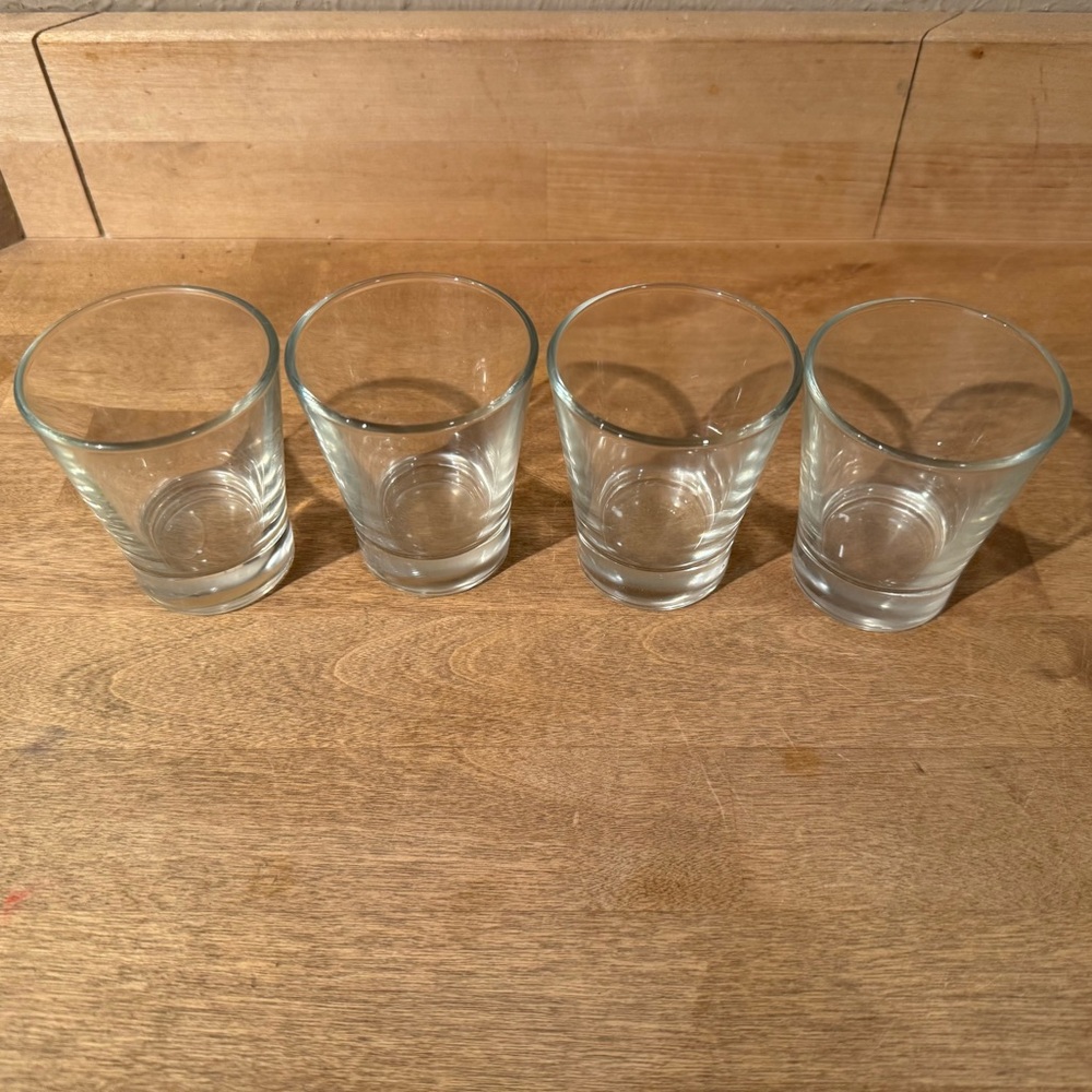 Set of 4- 3 OZ Espresso Shot Glasses - Picture 2 of 3